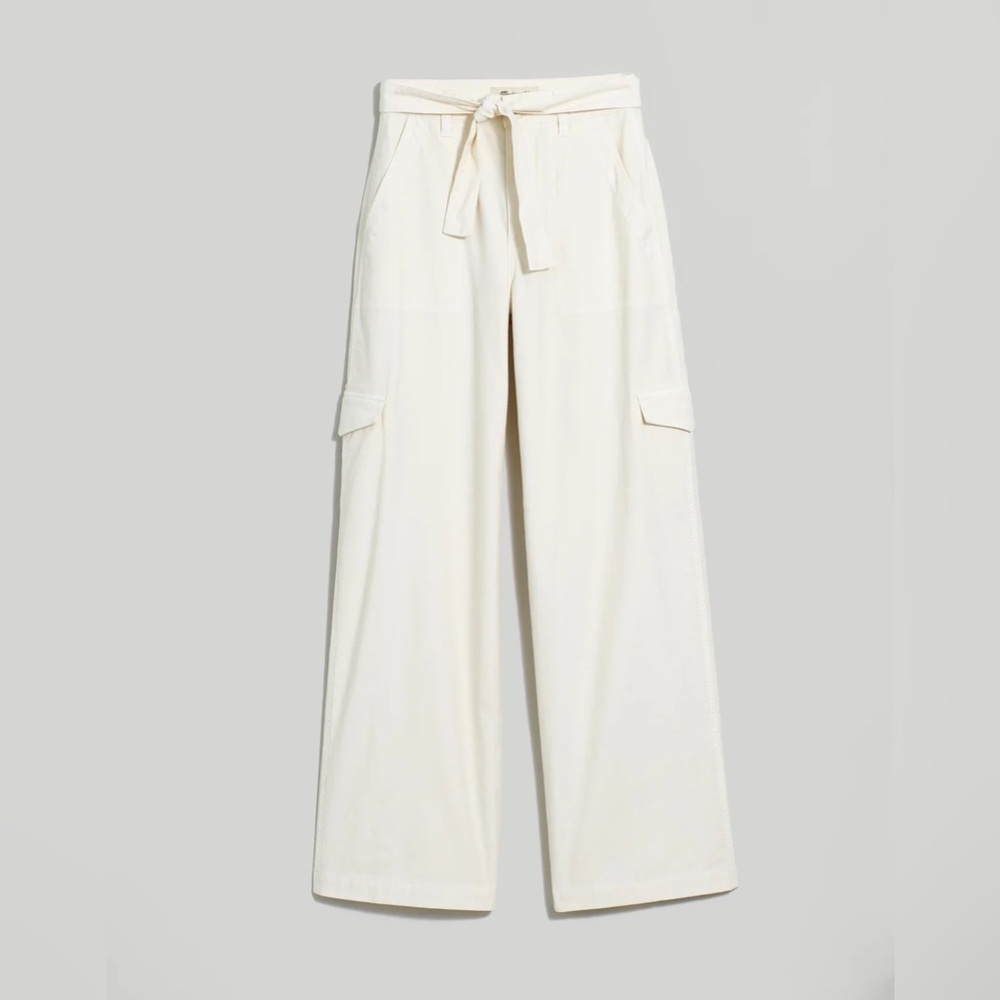 Madewell Griff Superwide-Leg Cargo Pants in Garment Dye